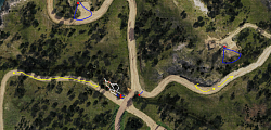 Visualisierung einer überlasteten Skript-Pipeline der RAGE Engine beim Cayo Perico Heist; zeigt unregelmäßige Wach-Routinen durch Server-Desync.