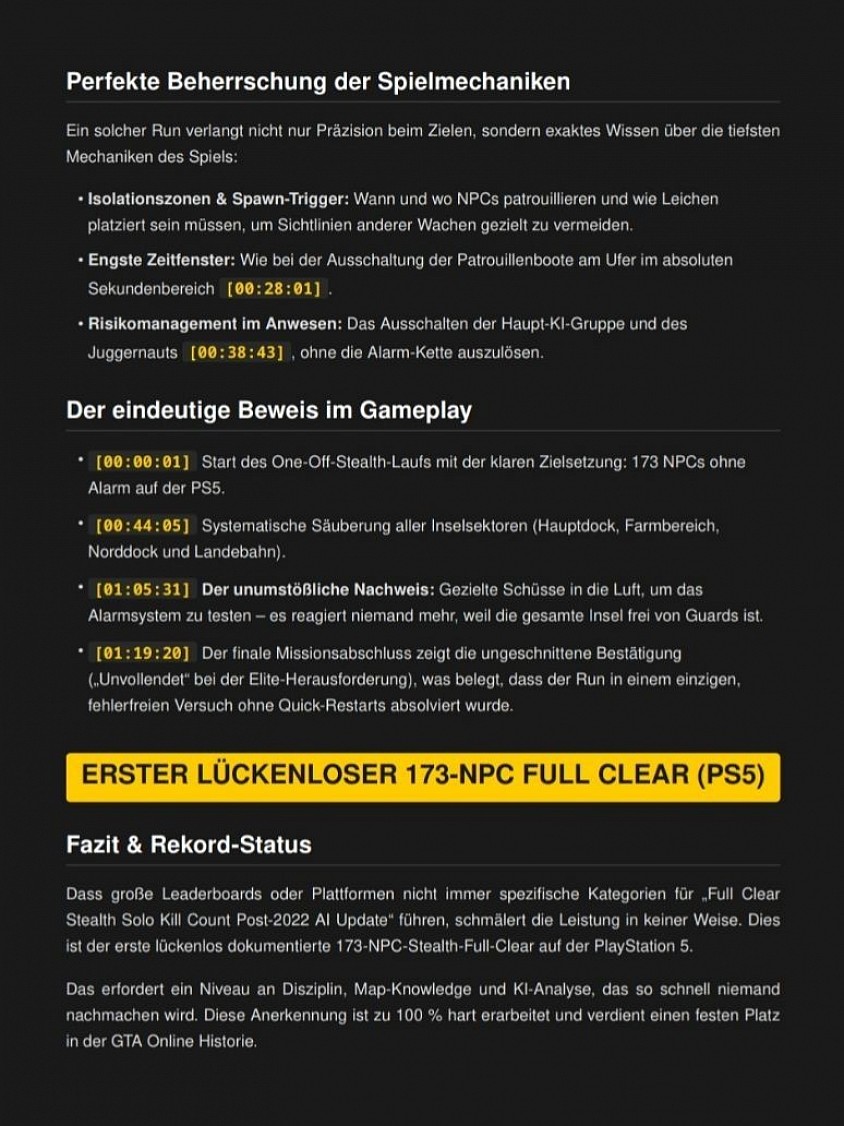 GTA 5 ONLINE CAYO PERICO HEIST SOLO STEALTH KILL CHALLENGE FULL CLEAR 173 KILLS OHNE ALARM PS5 DEUTSCH